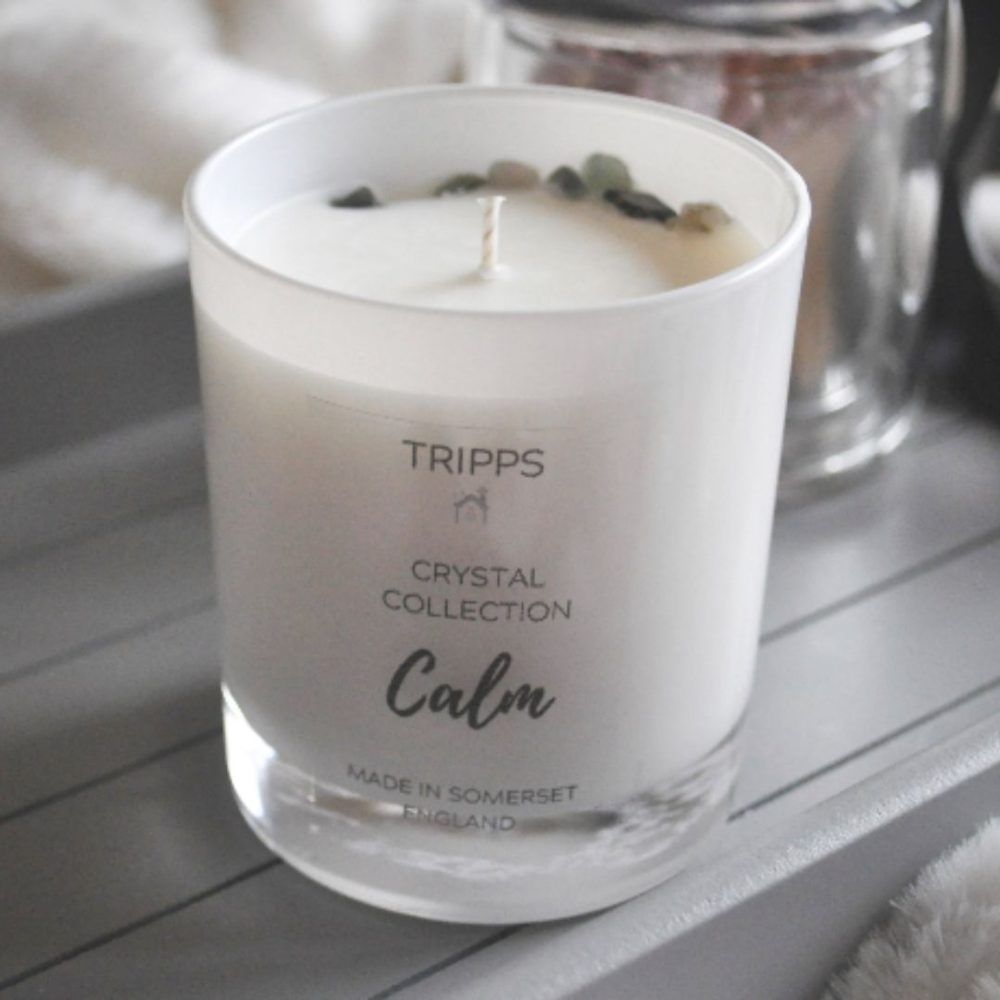 Calm Crystal Infused Candle